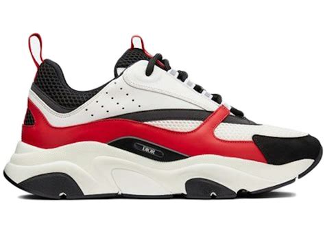 dior sneakers b22 red|dior b22 white and grey.